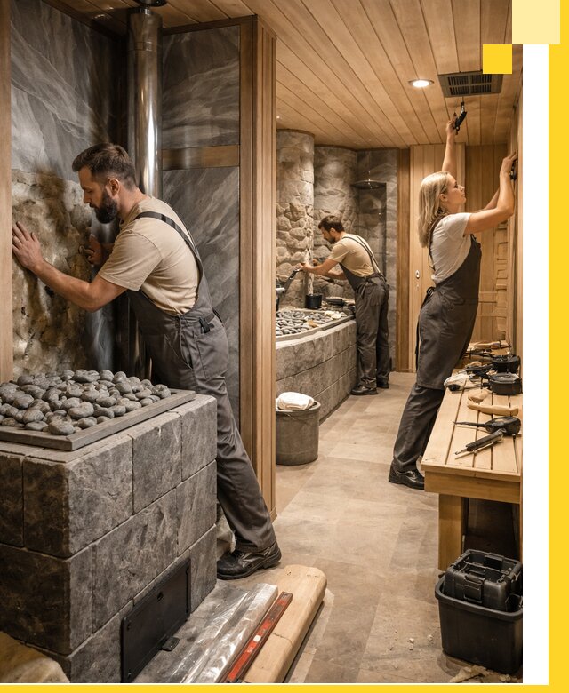 Строительство бань и SPA процедур в Ачинске под ключ и отделкой