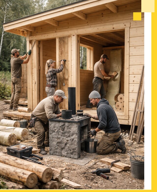 Купить баню под ключ в Ачинске строительство монтаж отделка