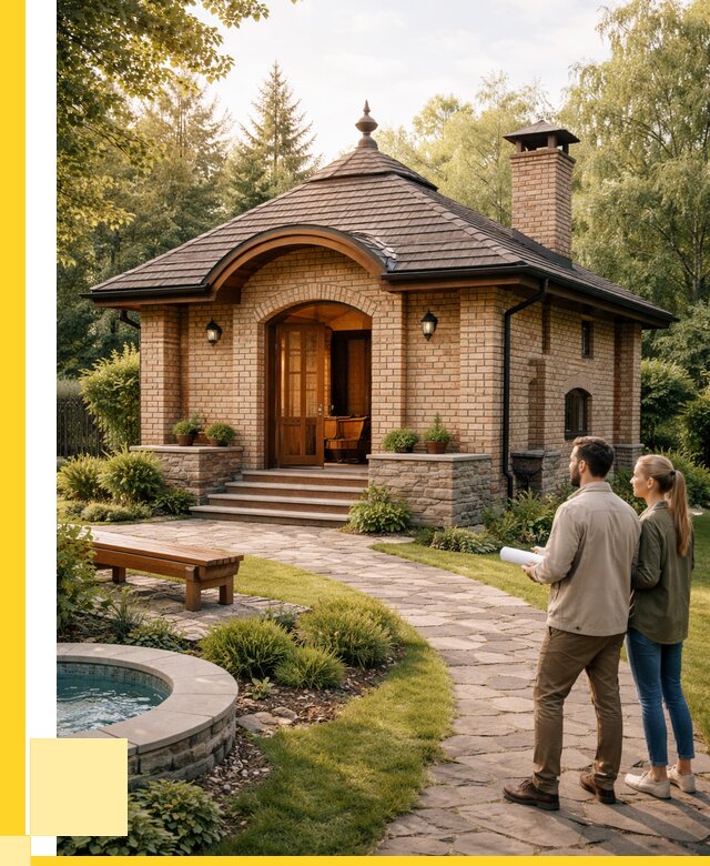 Проект кирпичной бани в Ачинске от 30390 р. | ЭриданЧнс