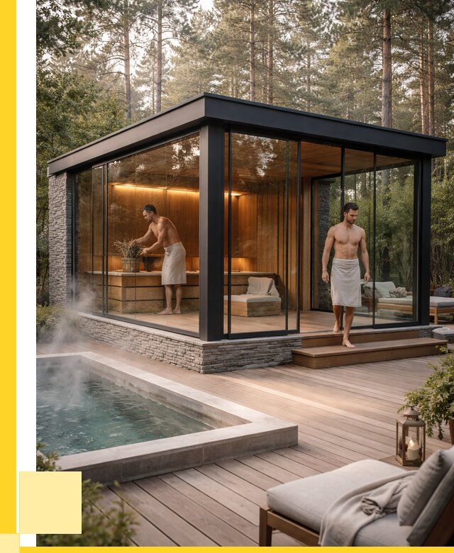 Стеклянные бани и двери в Ачинске от 455850 р. | ЭриданЧнс