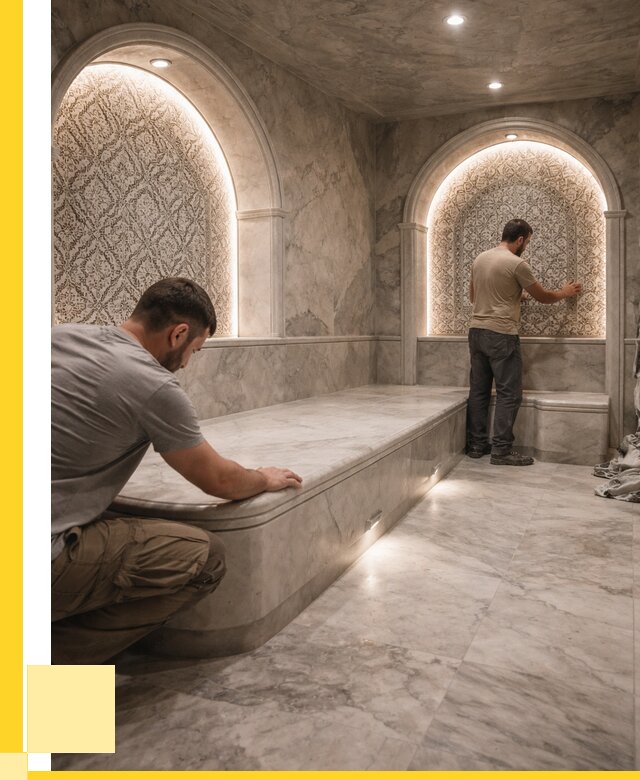 Турецкие бани под ключ в Ачинске от 253250 р. | ЭриданЧнс