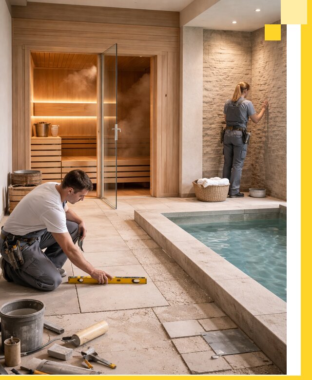 Комплексный дизайн и отделка интерьеров SPA под ключ в Ачинске